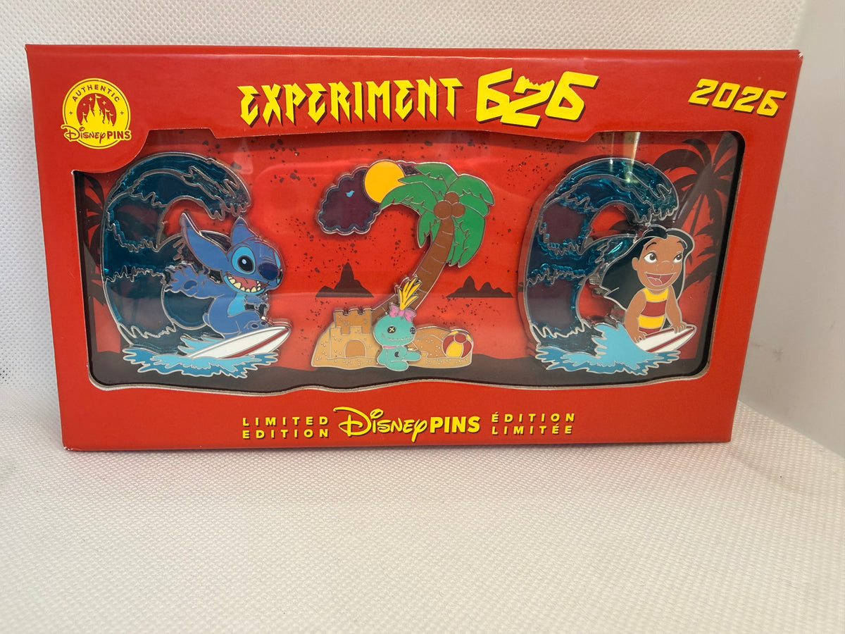 Lilo and Stitch - Experiment 626 day Jumbo Pin Set - LE 3000