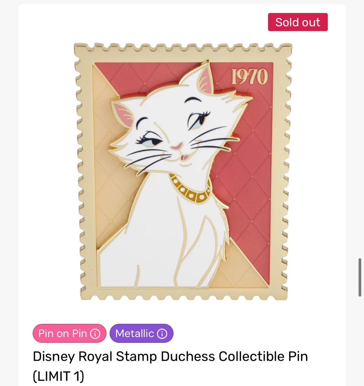 Confirmed Prepurchase - PALM Stamp LE400 - Duchess