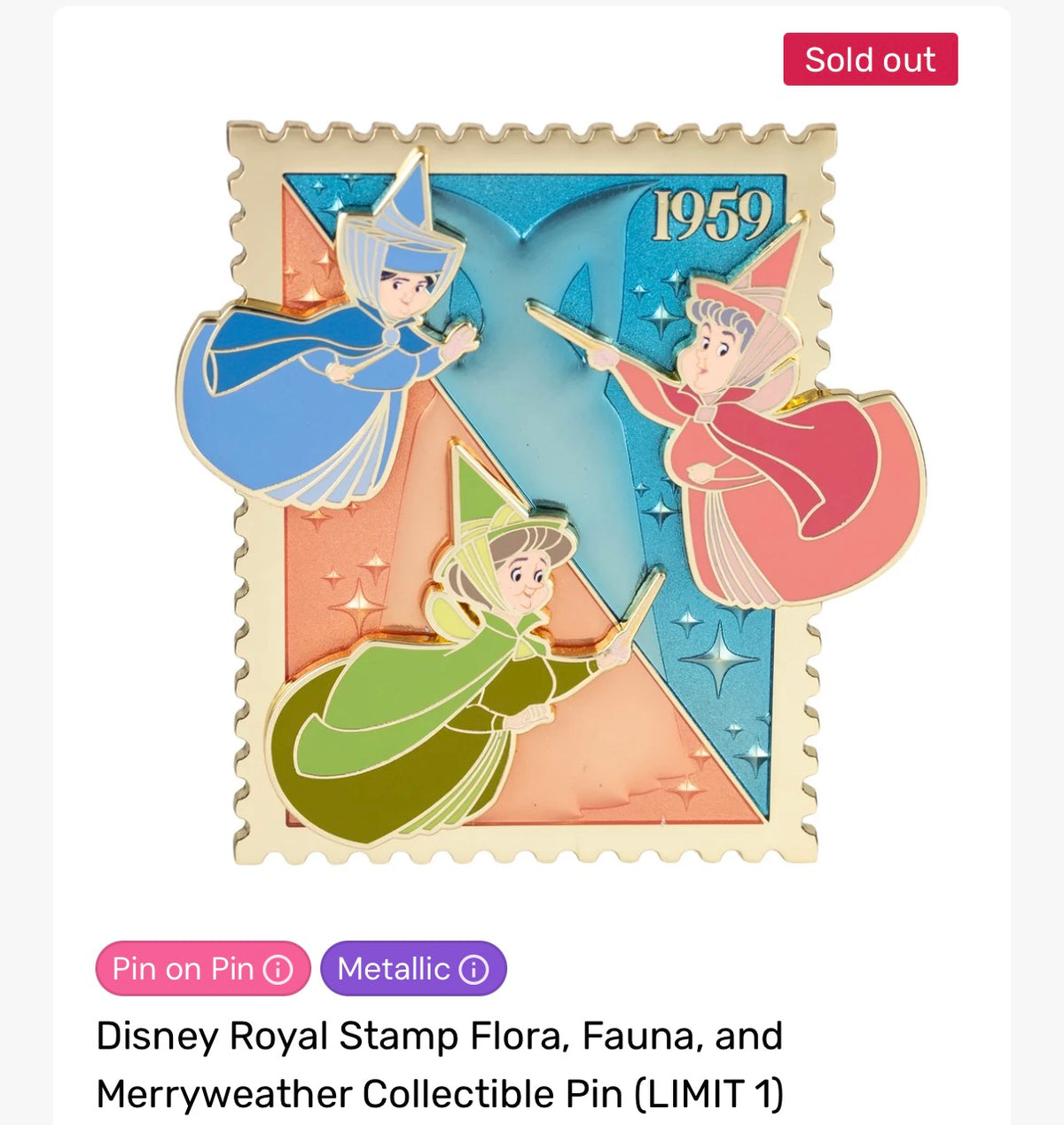 Confirmed Prepurchase - PALM Stamp 3 Fairies LE 400