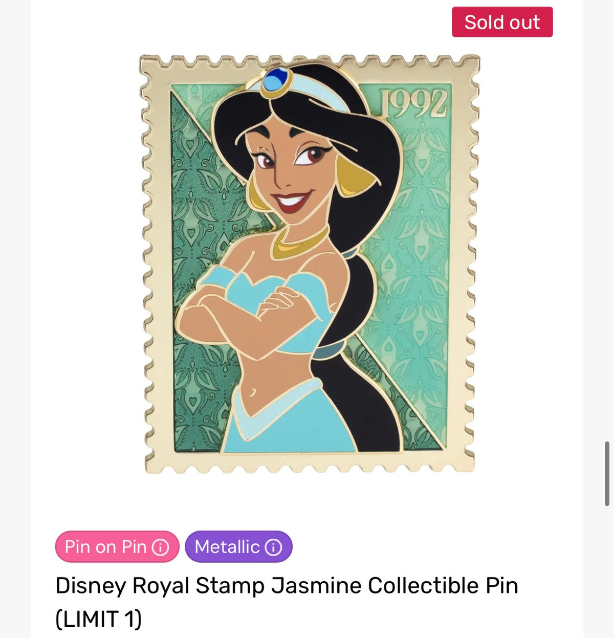 Confirmed Prepurchase - PALM Stamp LE400 - Jasmine