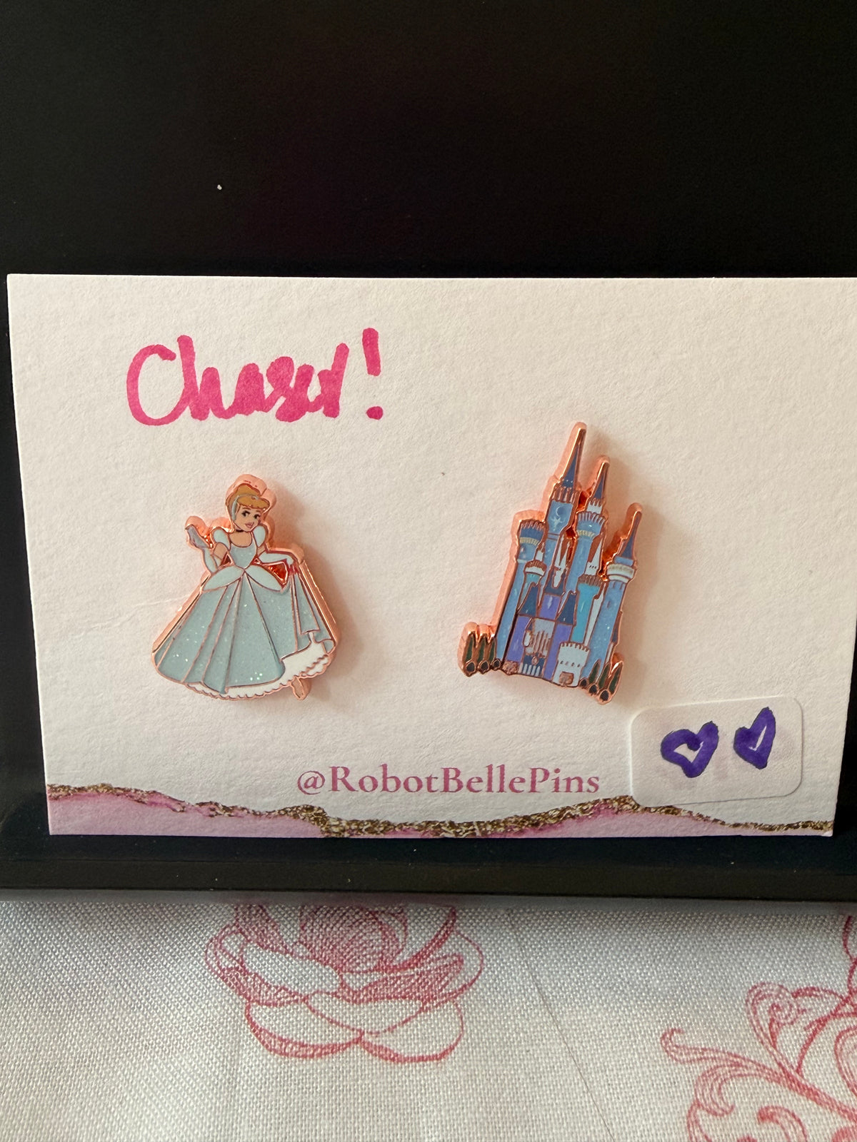 PALM Micro Castle chaser - Cinderella and Castle Rose Gold LE 50