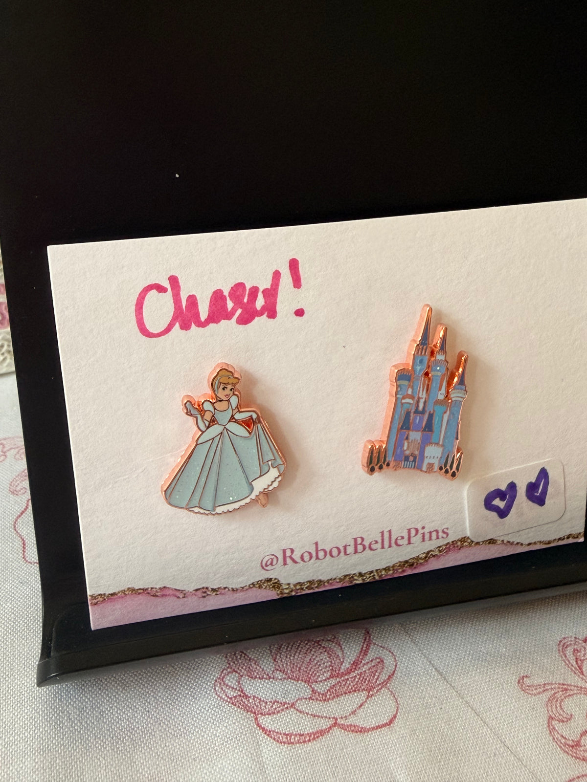 PALM Micro Castle chaser - Cinderella and Castle Rose Gold LE 50