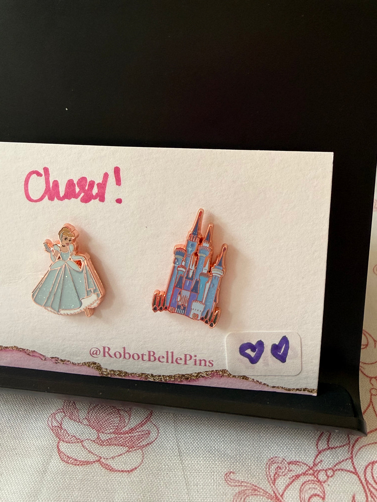 PALM Micro Castle chaser - Cinderella and Castle Rose Gold LE 50