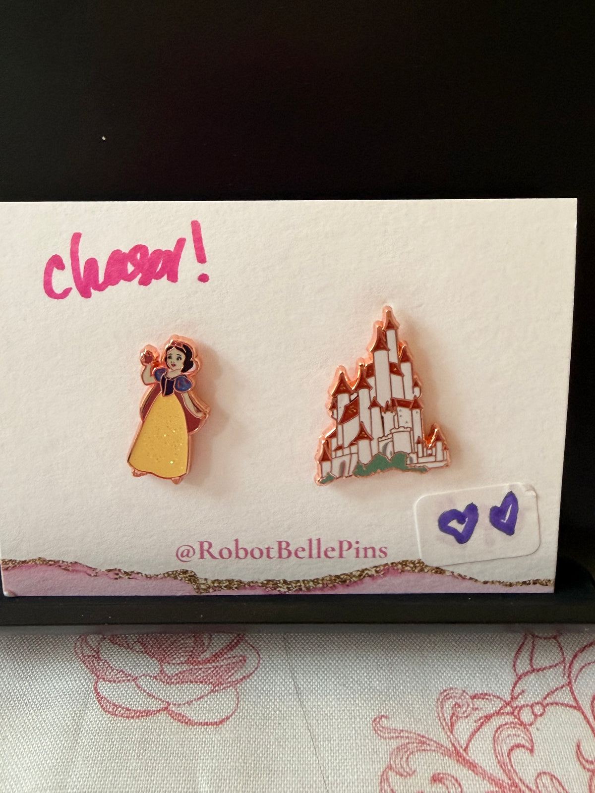 PALM Micro Castle chaser - Snow White and Castle Rose Gold LE 50