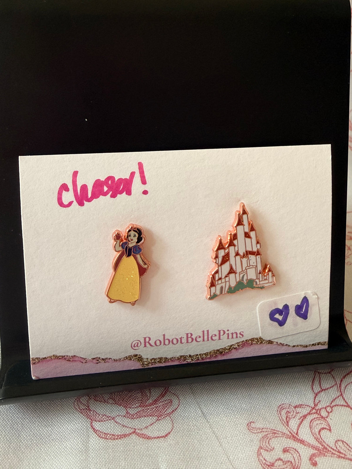PALM Micro Castle chaser - Snow White and Castle Rose Gold LE 50