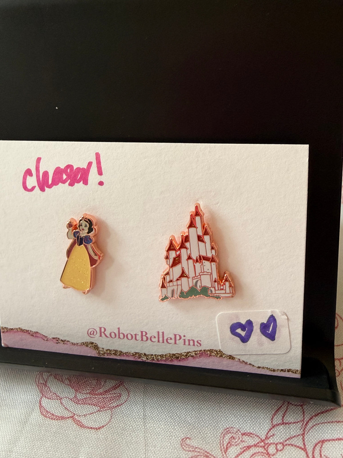 PALM Micro Castle chaser - Snow White and Castle Rose Gold LE 50