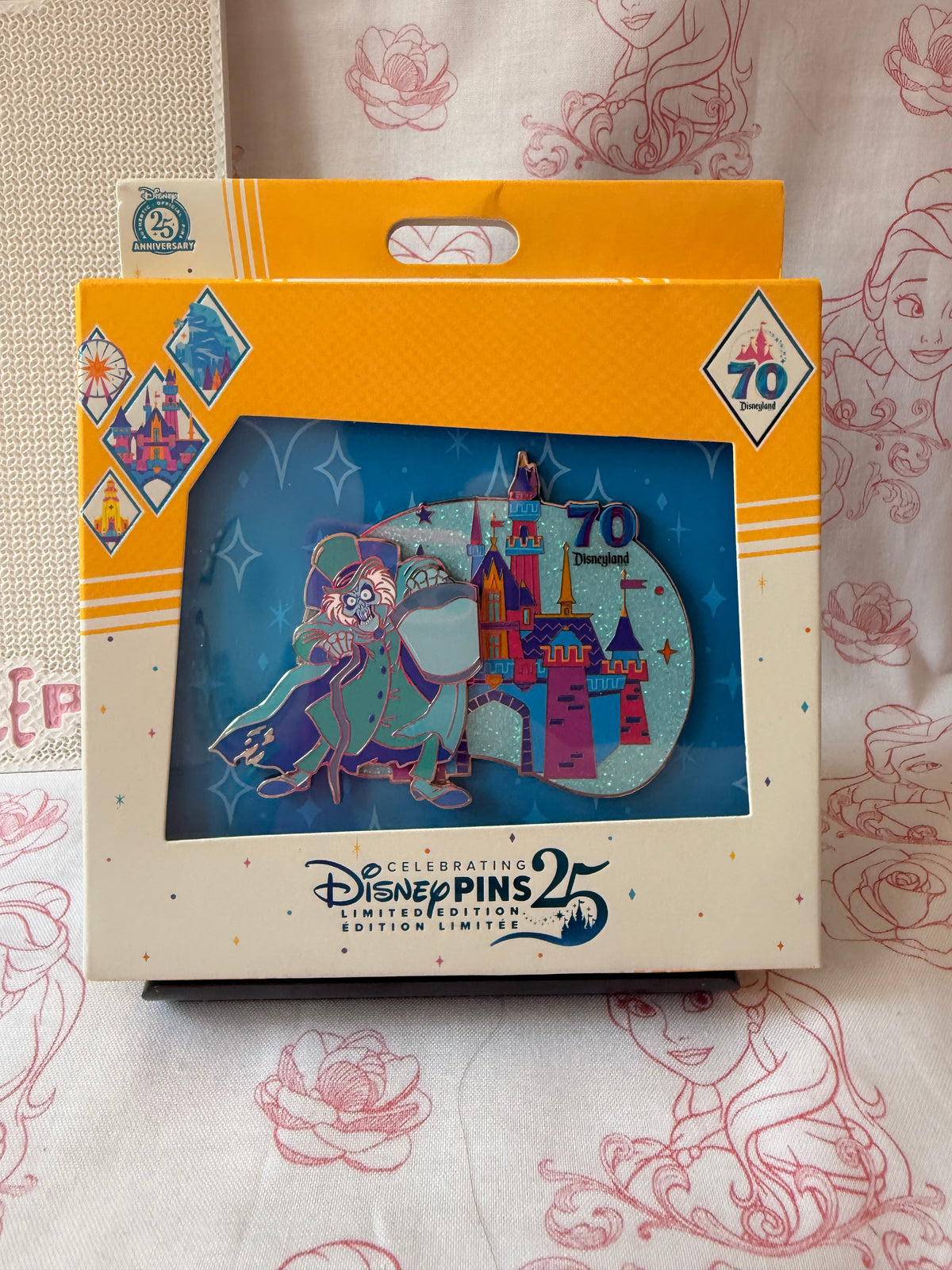 Disneyland 70th Anniversary Hat Box Ghost Jumbo - LE 3000