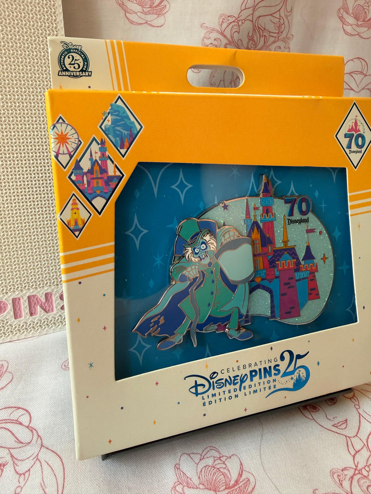 Disneyland 70th Anniversary Hat Box Ghost Jumbo - LE 3000