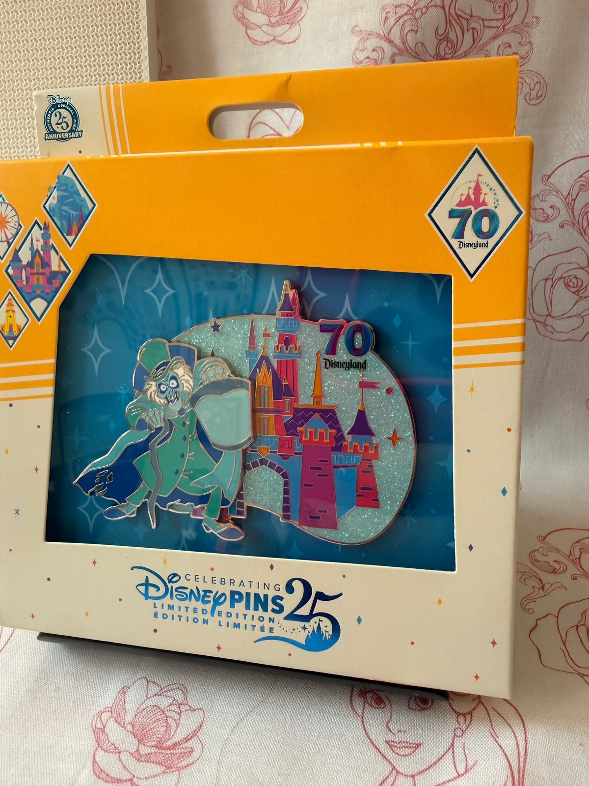 Disneyland 70th Anniversary Hat Box Ghost Jumbo - LE 3000