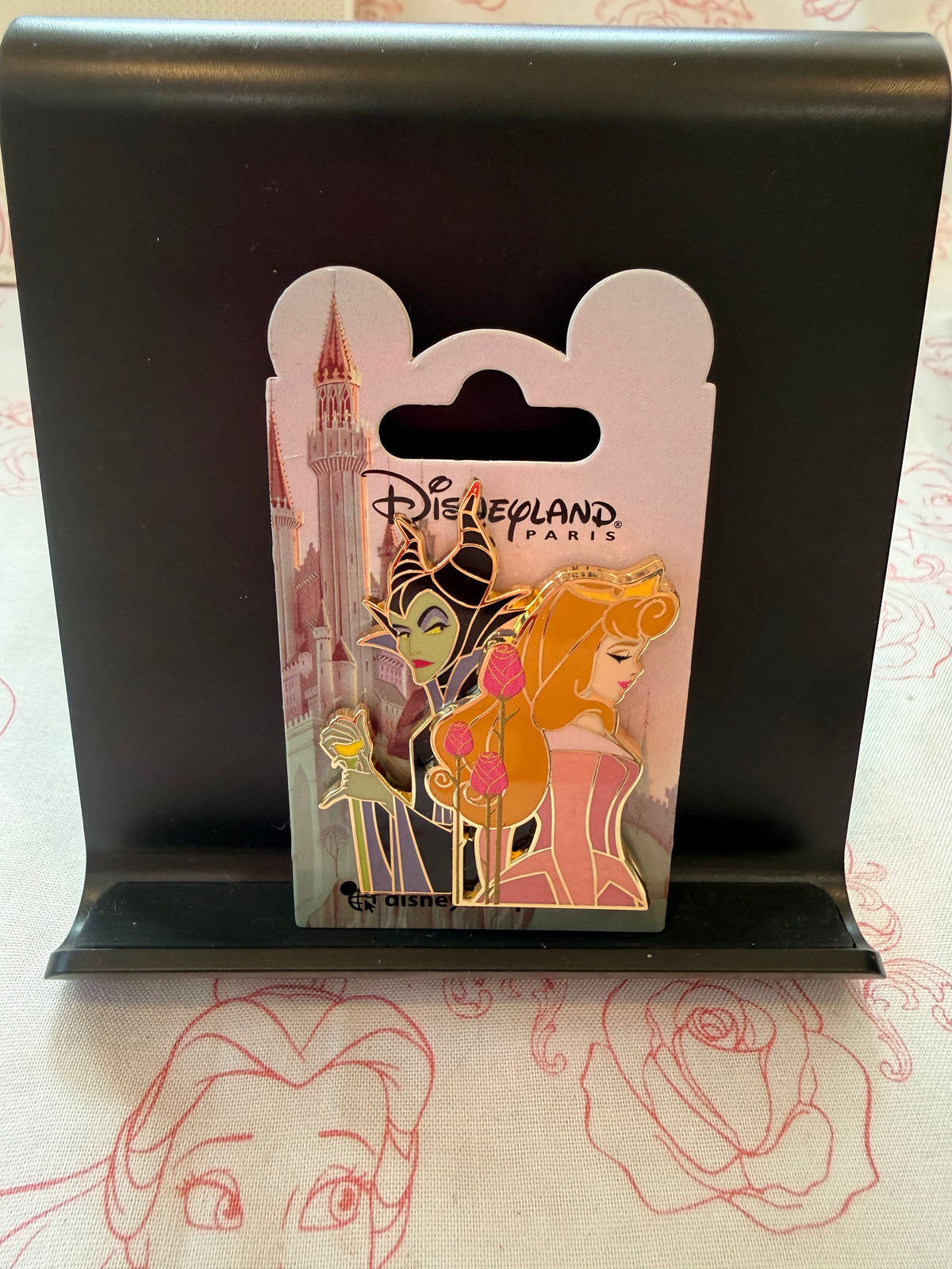 Disneyland Paris - Aurora and Malificent Pin on Pin