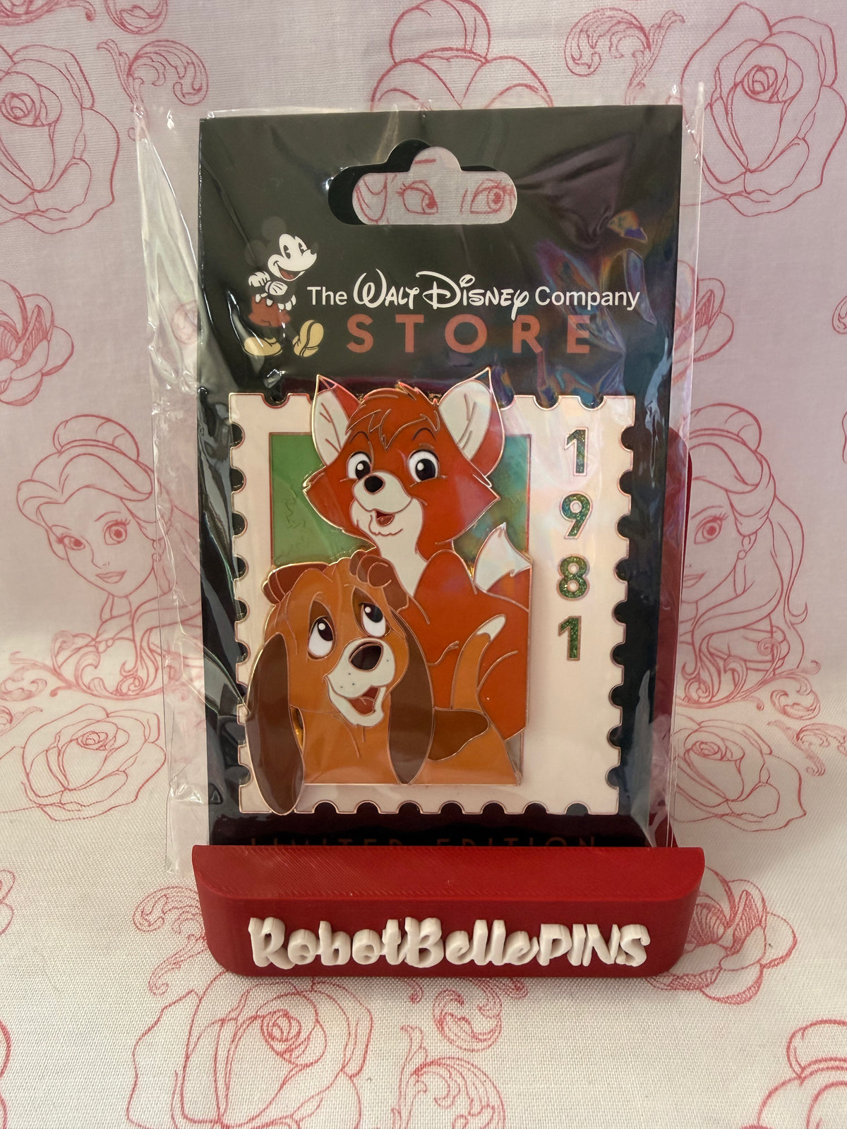 DEC Stamp - D23 release LE 500 - Fox and the Hound