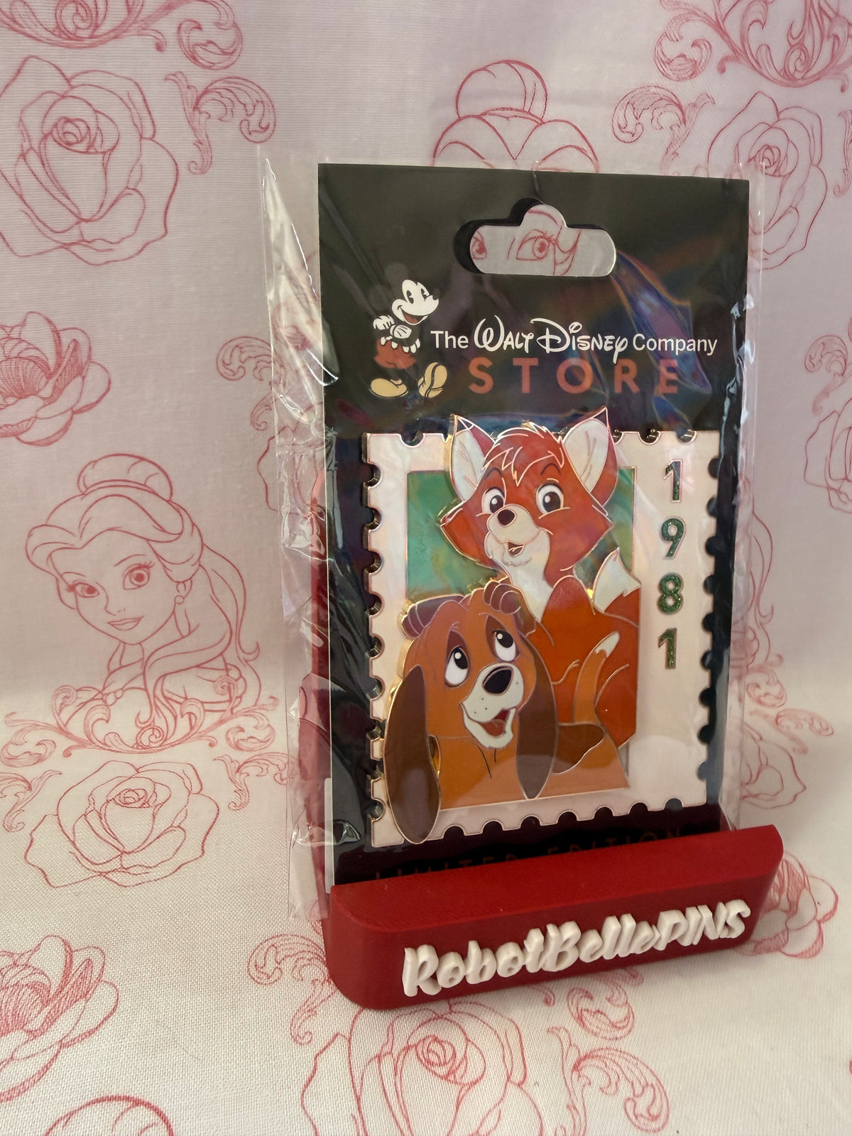 DEC Stamp - D23 release LE 500 - Fox and the Hound