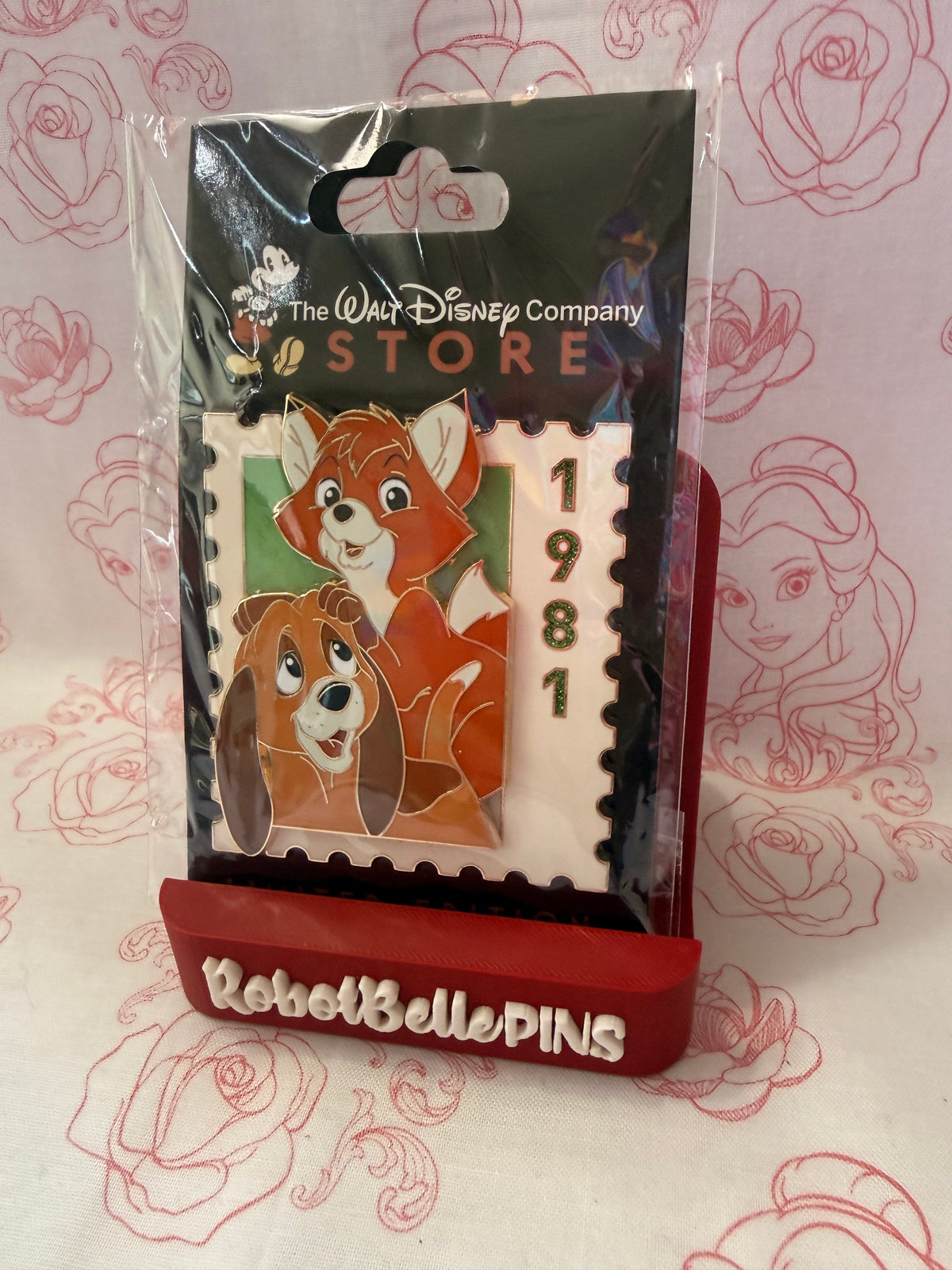DEC Stamp - D23 release LE 500 - Fox and the Hound