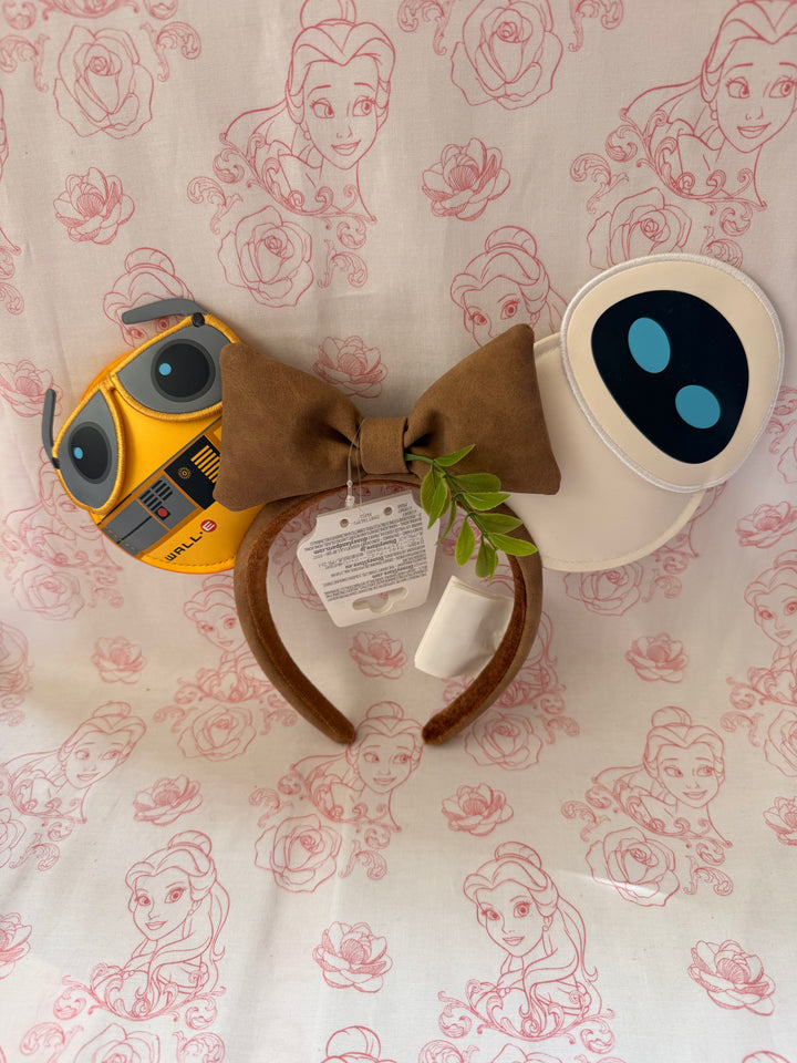 Loungefly Wall-E and Eve Ears headband