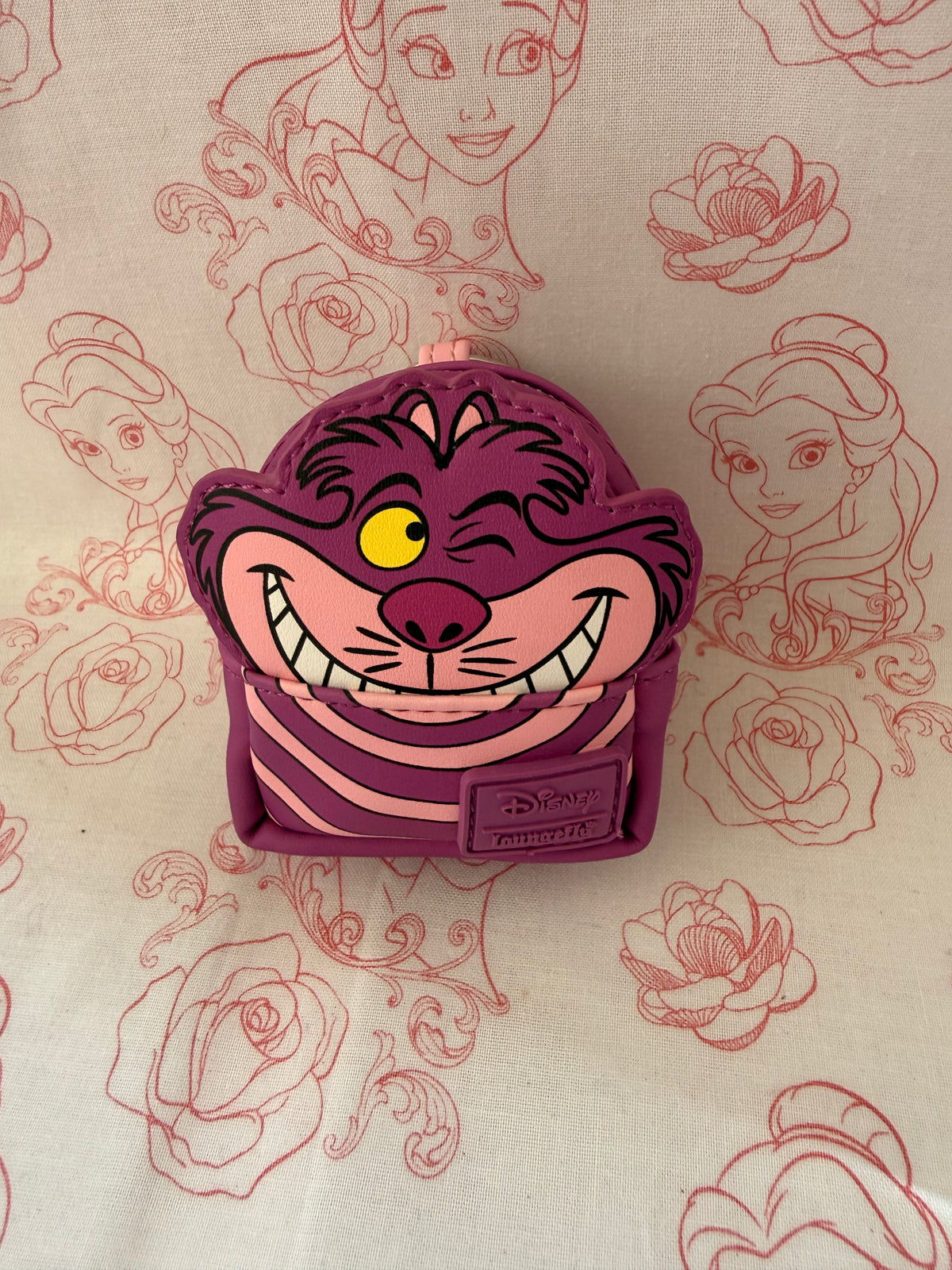 Loungefly Cheshire Backback Keychain