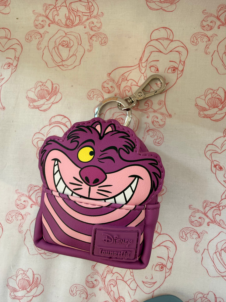 Loungefly Cheshire Backback Keychain