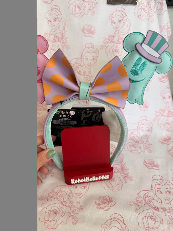 Loungefly Headband - Teal and Purple Glow in the Dark Ghosts